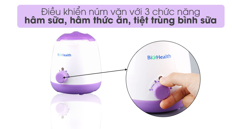 Máy hâm sữa đơn BioHealth BH8110