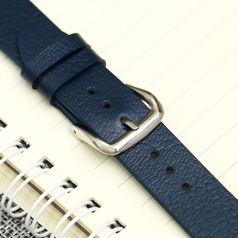 Dây da đồng hồ size 18 mm xanh đậm CKM1K6