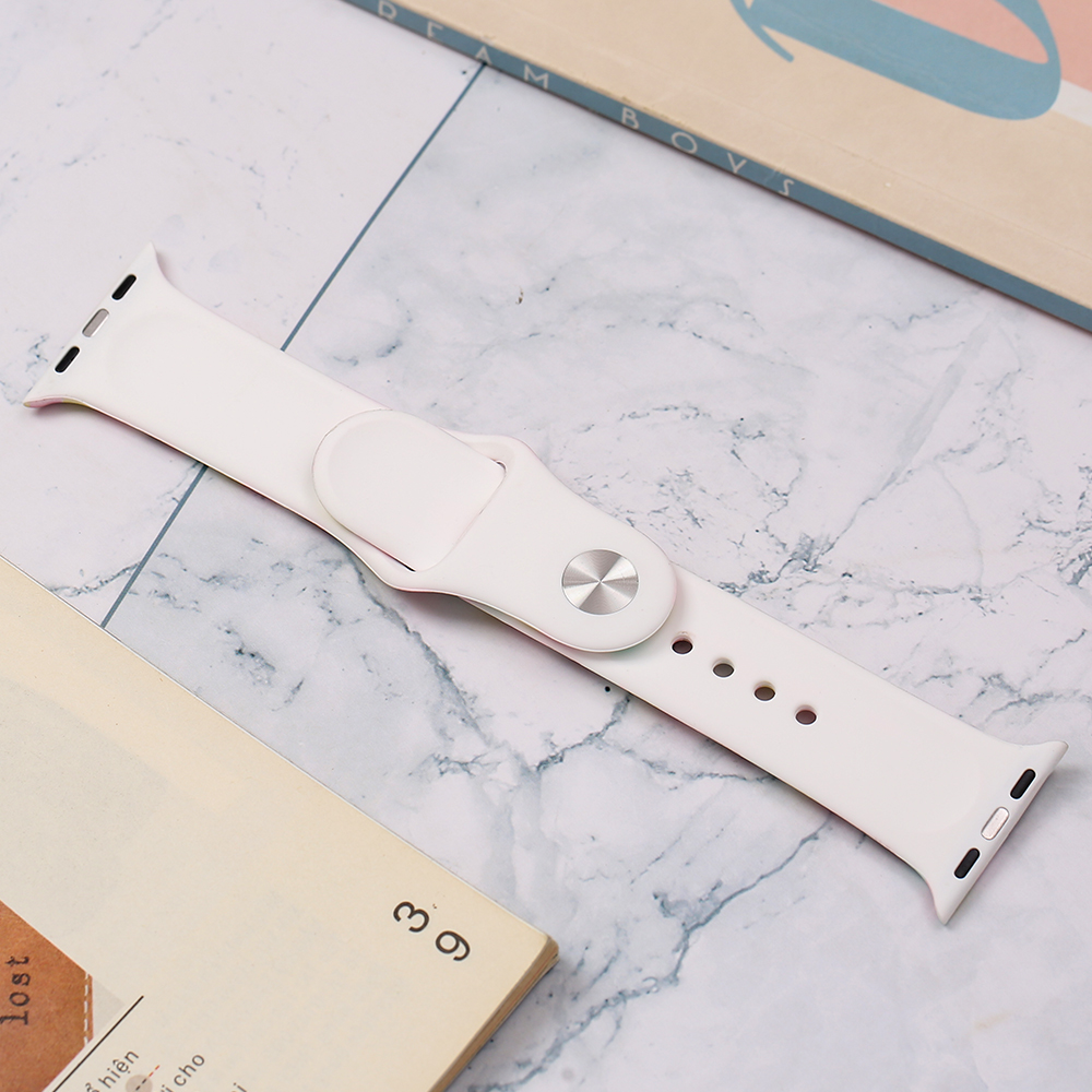 Dây silicone đồng hồ Apple Watch size 40mm Hoa Văn M05-08-40
