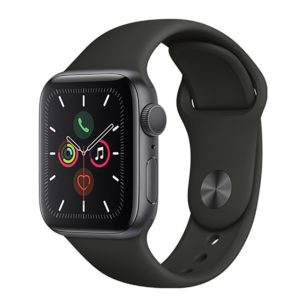 Dây silicone đồng hồ Apple 44 mm đen MTPL2FE/A (chính hãng Apple)