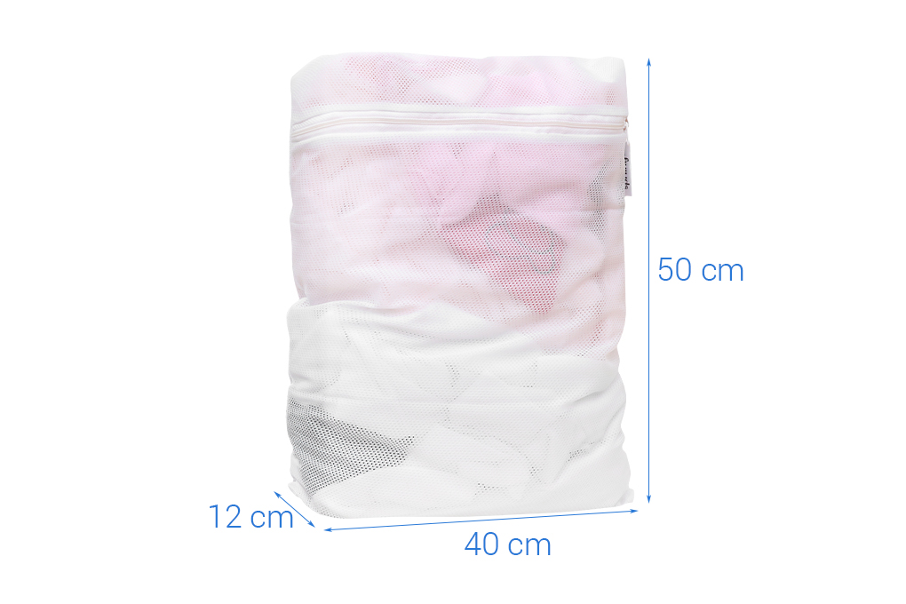 Túi giặt vải lưới chữ nhật NNB 12x40x50 cm
