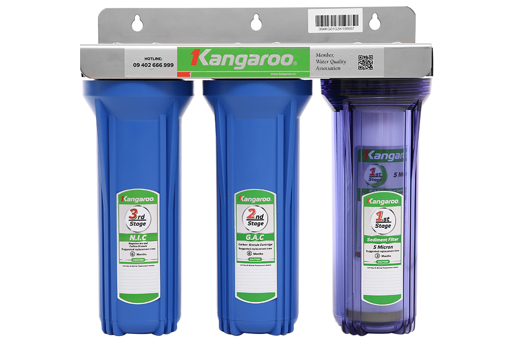 Bộ cốc lọc đầu nguồn Kangaroo KG01G3