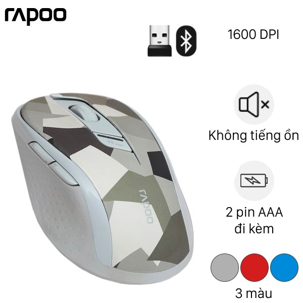 Chuột Bluetooth Silent Rapoo M500