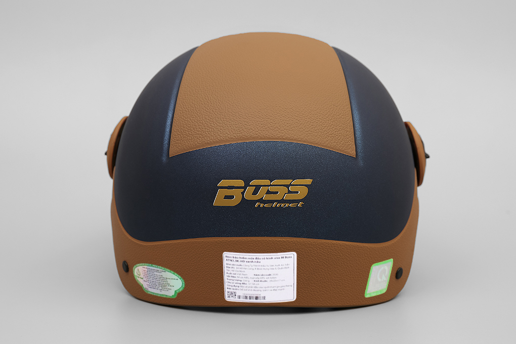 Mũ bảo hiểm 1/2 có kính size M Boss ATN3.3K-HD