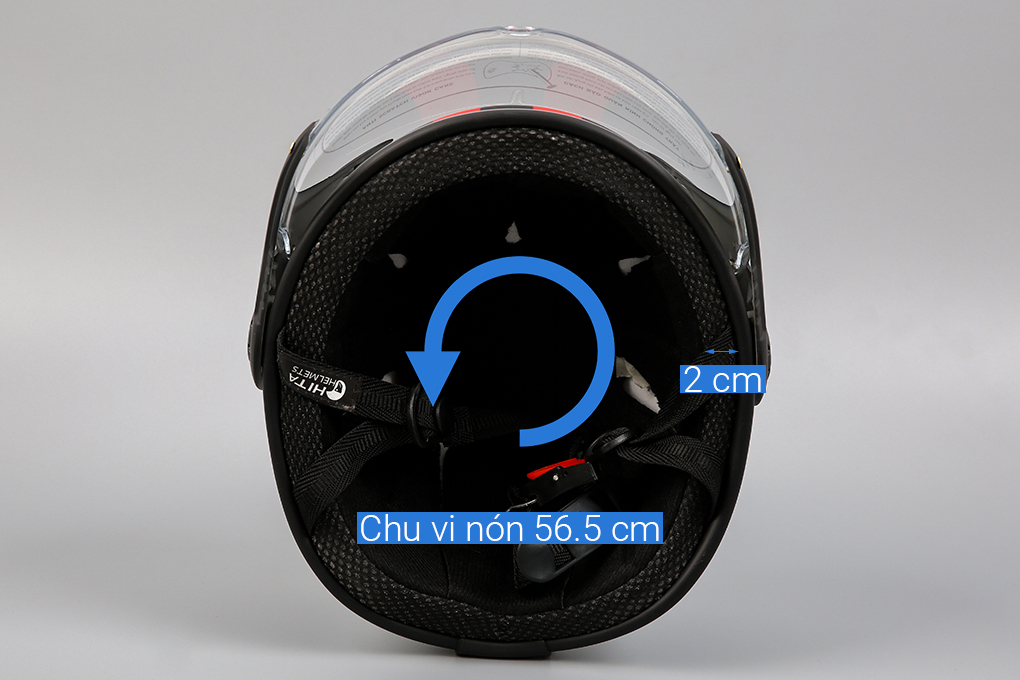 Mũ bảo hiểm 1/2 có kính Chita CT6B1(K) GP