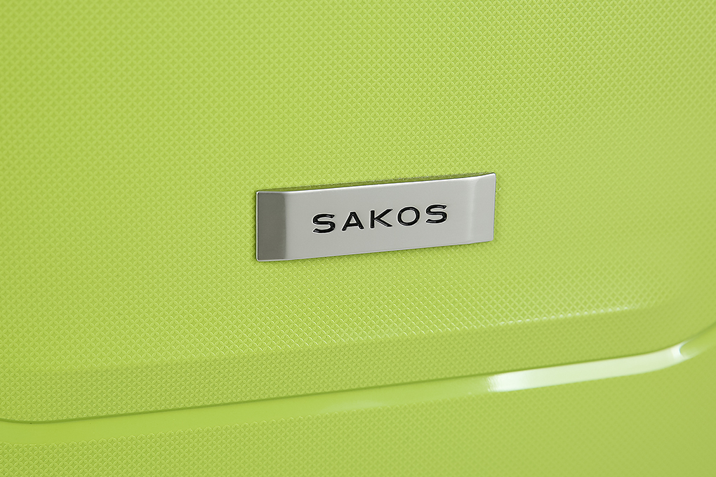 Vali nhựa 22 inch Sakos Milano - Z22 (xanh chuối)