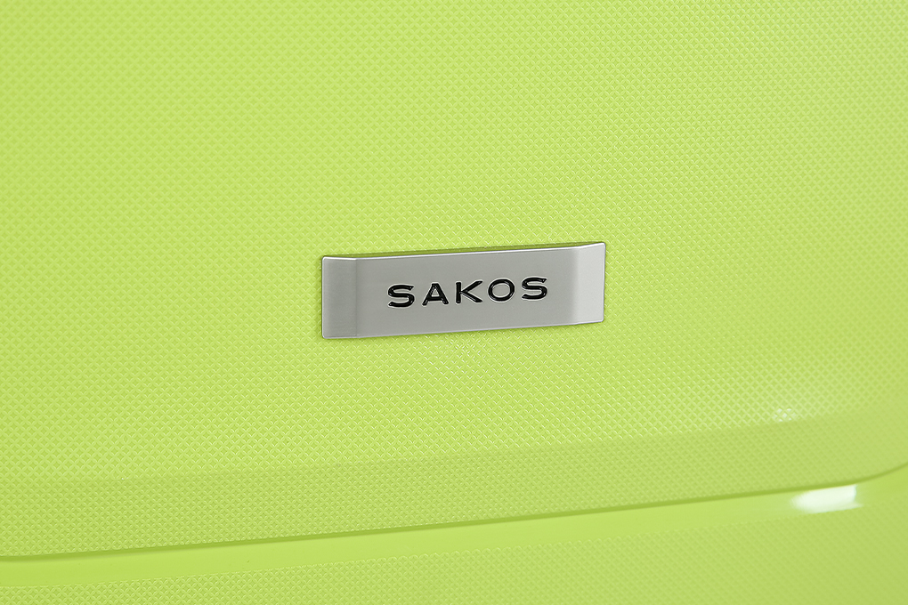 Vali nhựa 26 inch Sakos Milano - Z26 (xanh chuối)