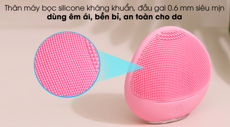 Máy rửa mặt và chăm sóc da nhạy cảm Halio Sensitive Baby Pink