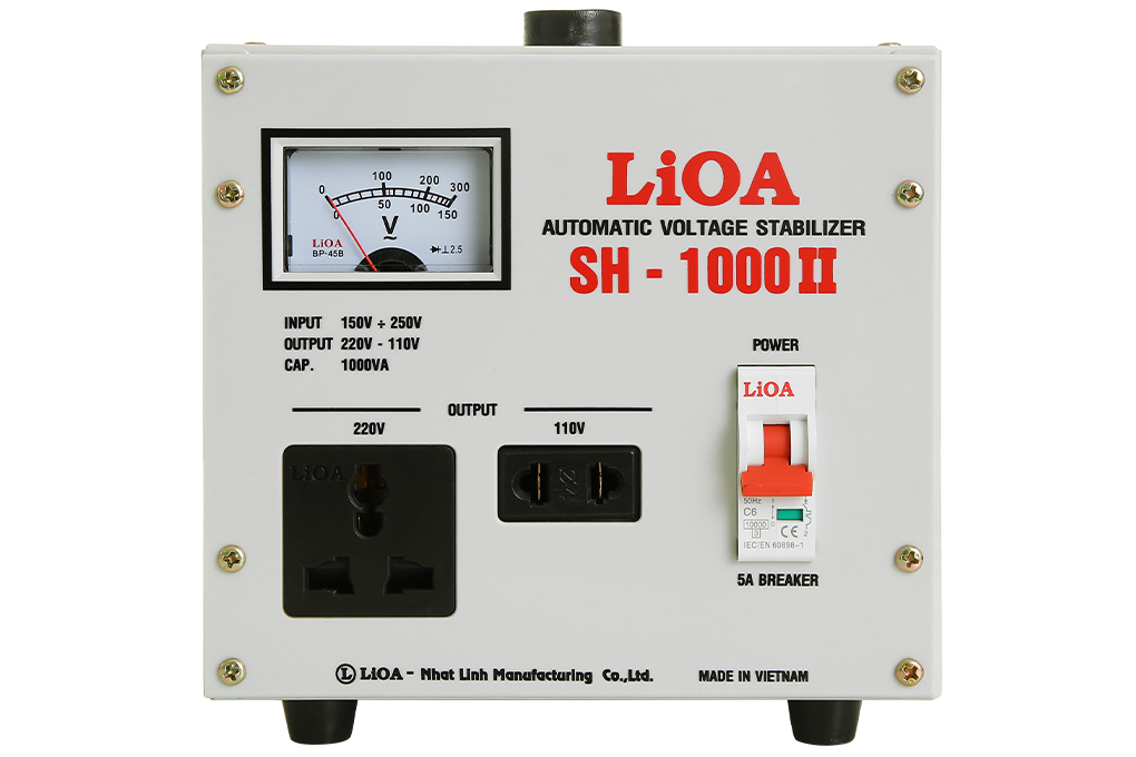 Ổn áp LiOA 1 pha 1kVA SH-1000II chính hãng