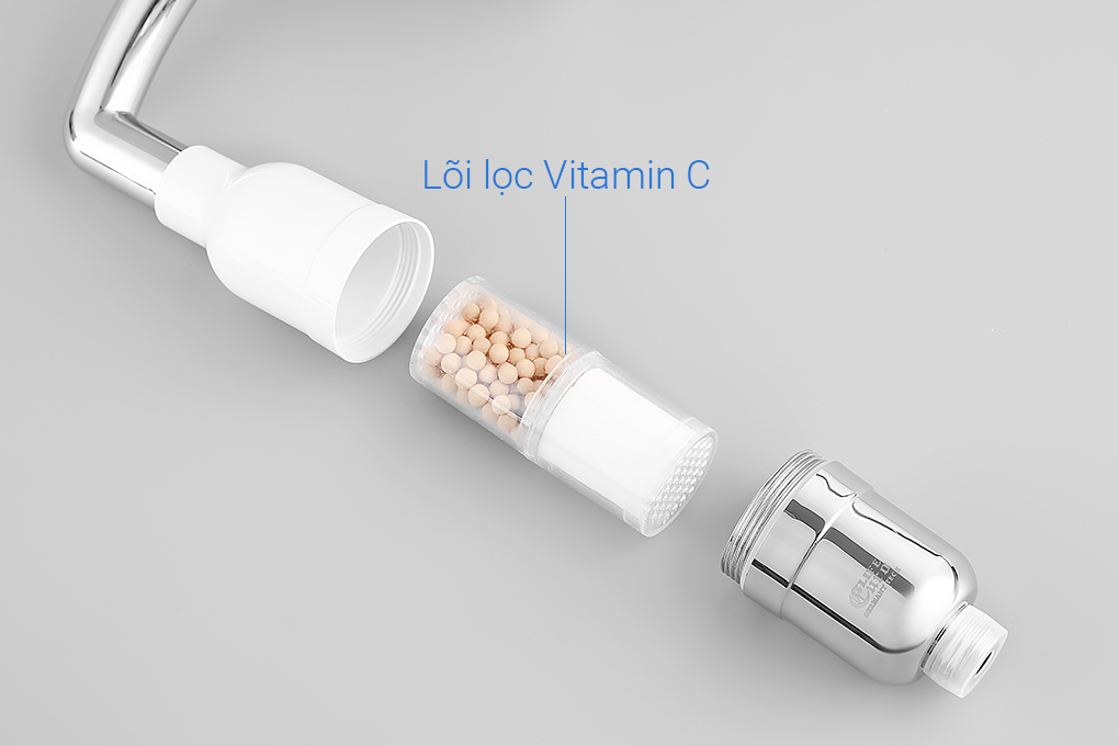 Tay sen tăng áp nhựa có lõi lọc Vitamin C Eurolife EL-H146
