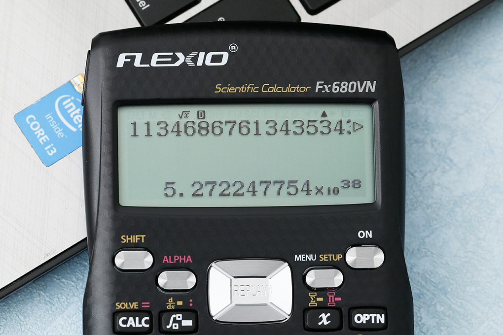 Máy tính khoa học Thiên Long - Flexio FX680VN Xanh
