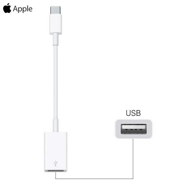 Adapter Type-C sang USB Apple MJ1M2 Trắng