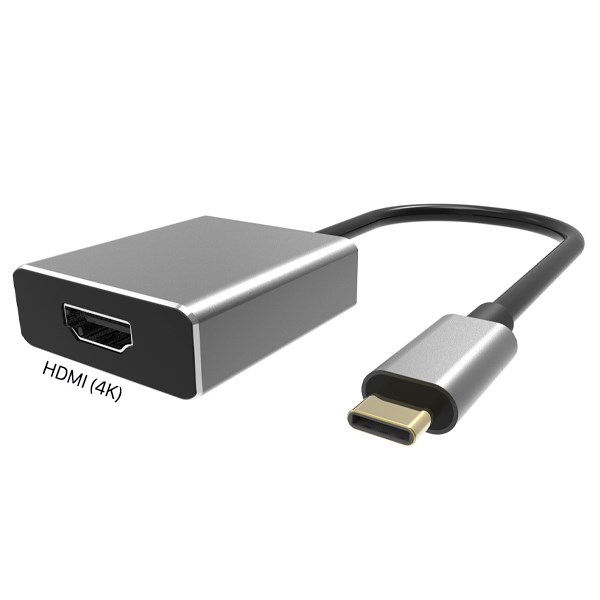 Adapter chuyển đổi USB C - HDMI VCOM CU423M Xám