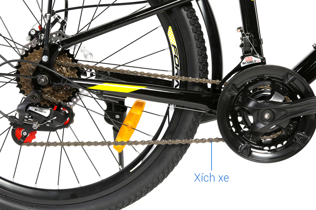 Xe đạp địa hình MTB Fornix X24 24 inch Đen Vàng