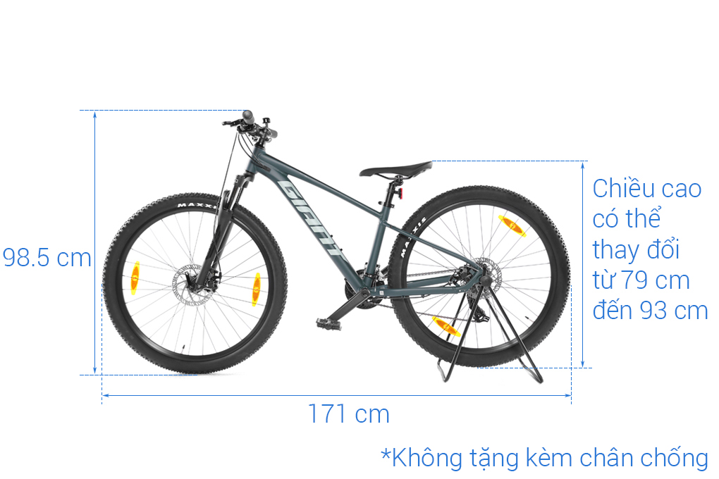 Xe đạp địa hình MTB Giant TALON 4 27.5 inch Xanh lá XS
