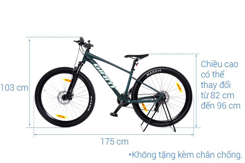Xe đạp địa hình MTB Giant TALON 4 27.5 inch Xanh lá S