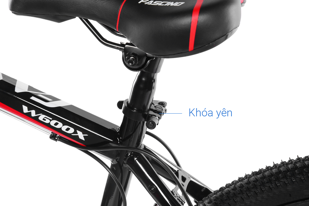 Xe đạp địa hình MTB Fascino W600X 26 inch Đỏ