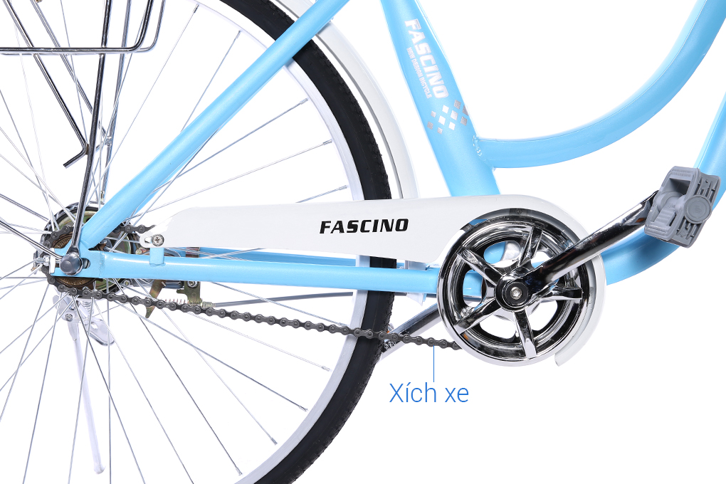 Xe đạp đường phố City Fascino FM26 26 inch Xanh dương