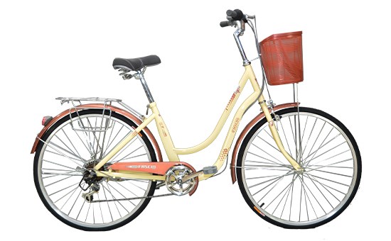 Xe đạp đường phố City Fascino FD26 26 inch Đỏ