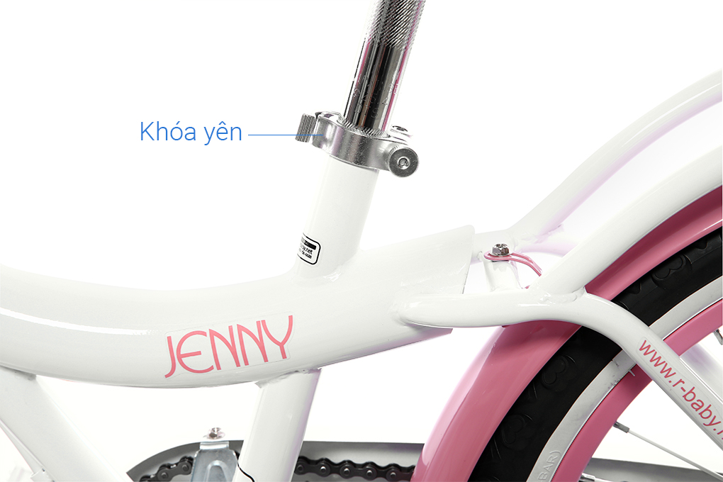 Xe đạp trẻ em RoyalBaby Jenny RB20G-4 20 inch Trắng