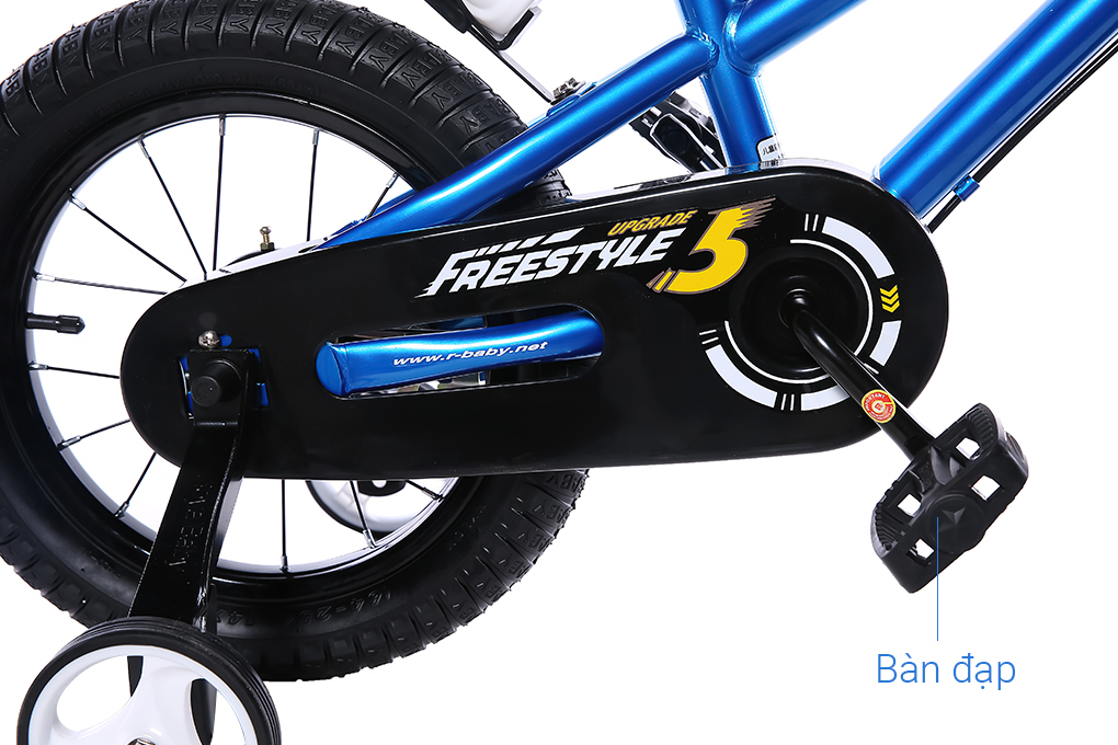 Xe đạp trẻ em RoyalBaby Freestyle RB14B-6 14 inch Xanh dương