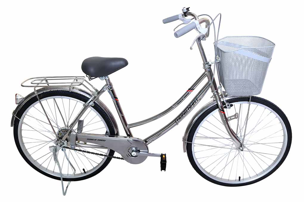 Xe đạp đường phố City Thống Nhất 219-05-24 24 inch Bạc