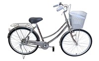 Xe đạp đường phố City Thống Nhất 219-05-24 24 inch Bạc