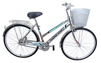 Xe đạp đường phố City Thống Nhất GN 05-24 24 inch Bạc