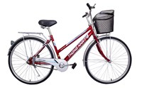 Xe đạp đường phố City Thống Nhất GN 06-27 27 inch Đỏ