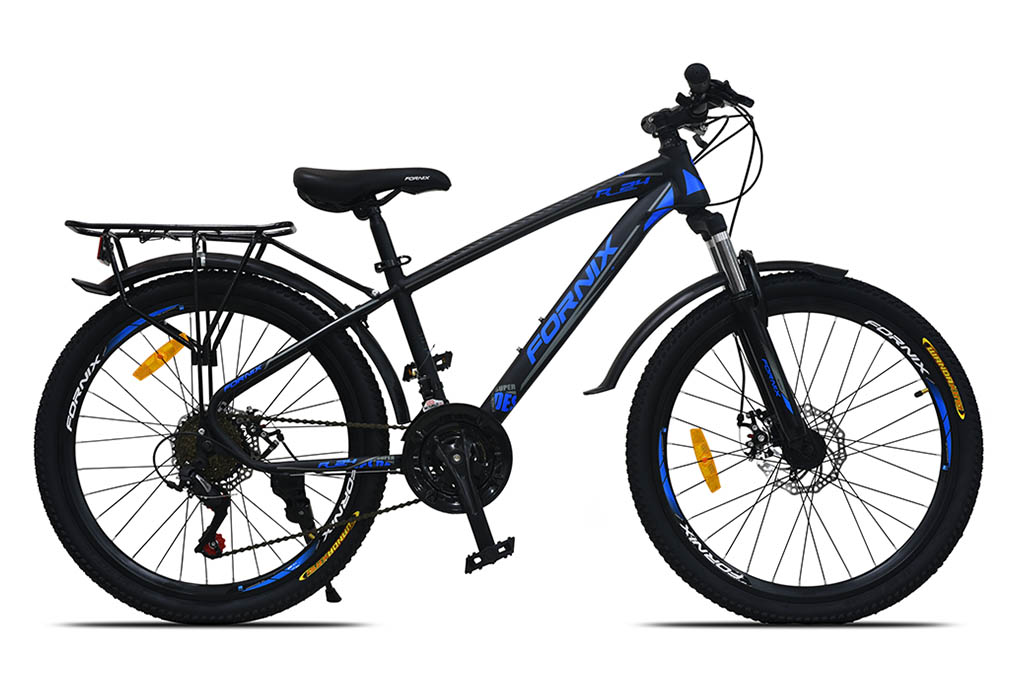 Xe đạp địa hình MTB Fornix R24 24 inch Đen xanh dương