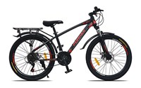 Xe đạp địa hình MTB Fornix R24 24 inch Đen đỏ