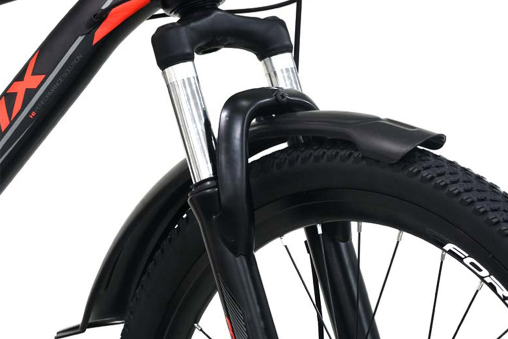 Xe đạp địa hình MTB Fornix R24 24 inch Đen đỏ