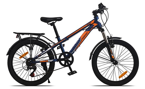Xe đạp địa hình MTB Fornix W20 20 inch Đen xanh lá