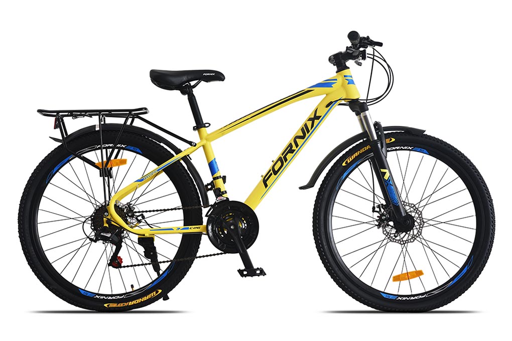 Xe đạp địa hình MTB Fornix C26 26 inch Vàng Đen