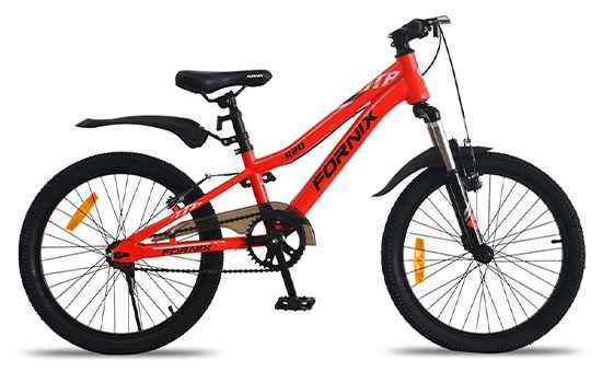 Xe đạp địa hình MTB Fornix R20 20 inch Đen đỏ