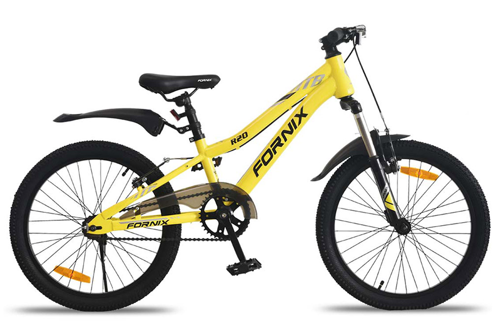 Xe đạp địa hình MTB Fornix R20 20 inch Vàng Đen