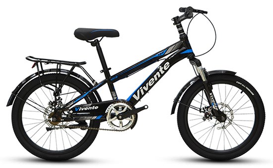 Xe đạp địa hình MTB Vivente 20Q2 20 inch Đen xanh
