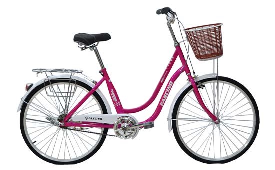 Xe đạp đường phố City Fascino FM24 24 inch Đỏ