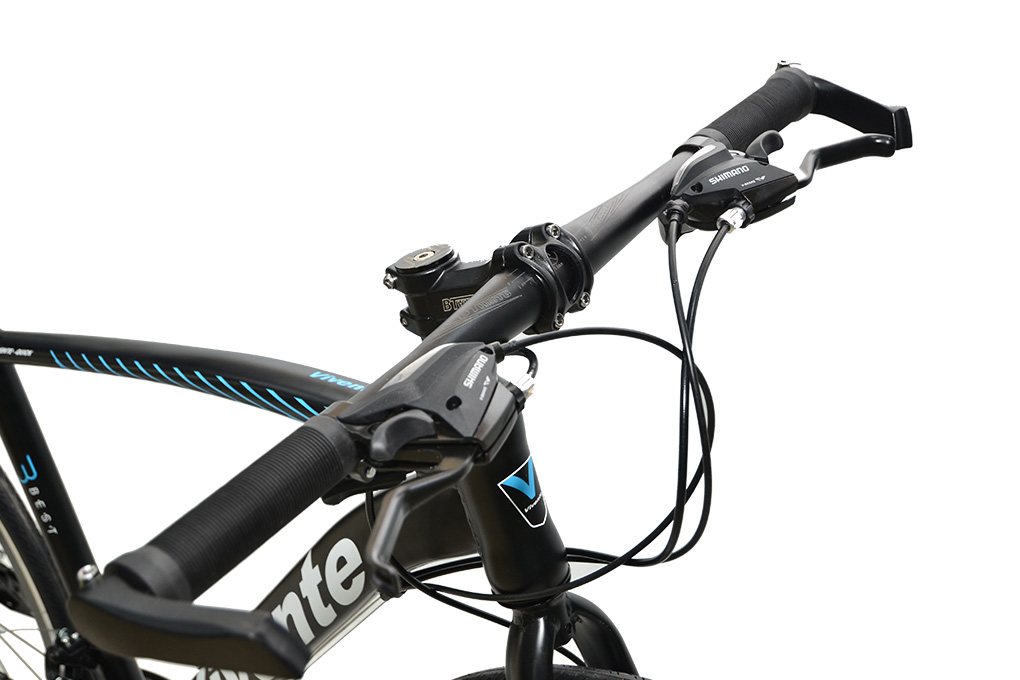 Xe đạp đường phố Touring Vivente 700C-QUICK 27,5 inch Đen Xanh