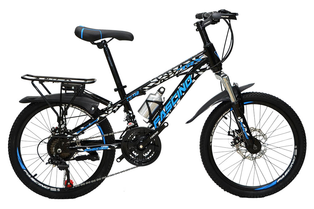 Xe đạp địa hình MTB Fascino FS-02 20 inch Đen Xanh