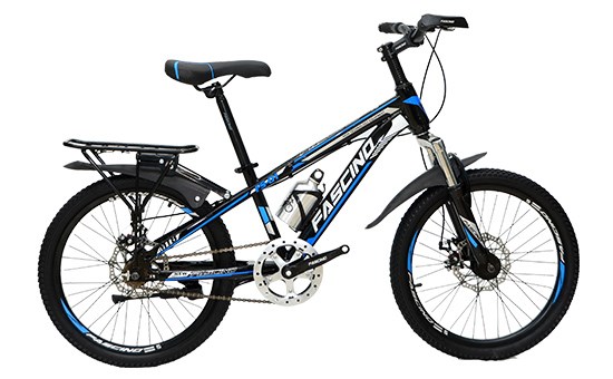Xe đạp địa hình MTB Fascino FS-01 20 inch Đen xanh