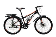 Xe đạp địa hình MTB Fascino FS-124 24 inch Đen Cam