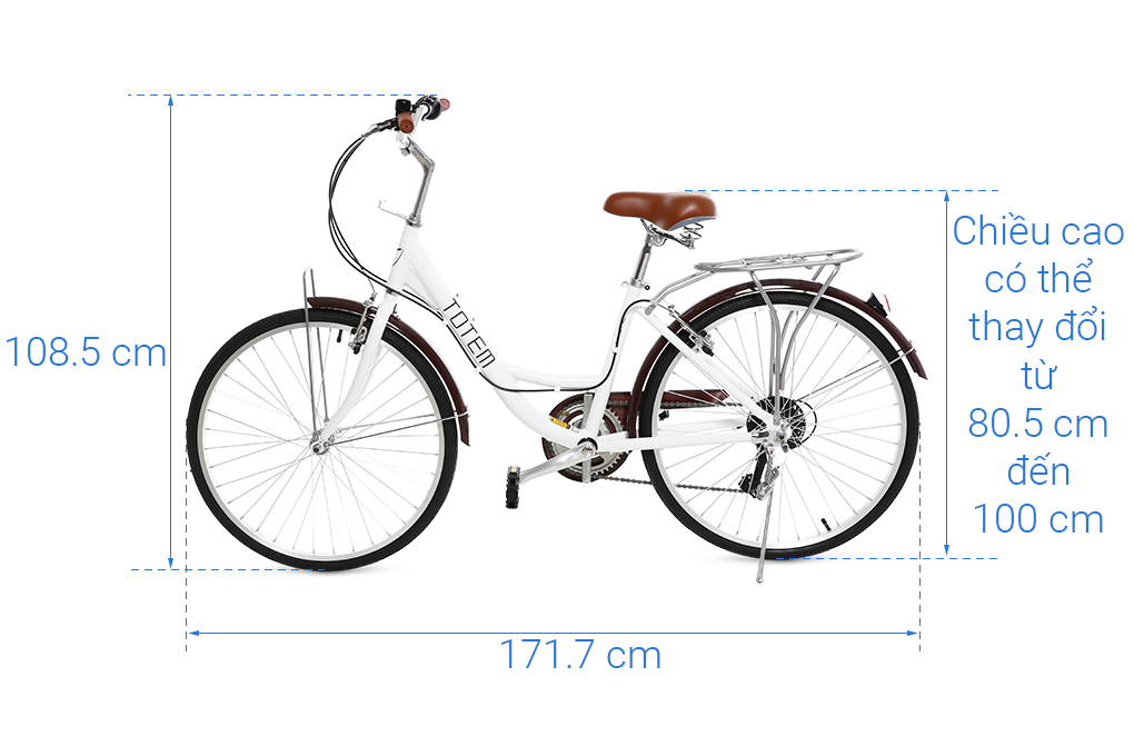Xe đạp đường phố City Totem Chris 26 inch Size M