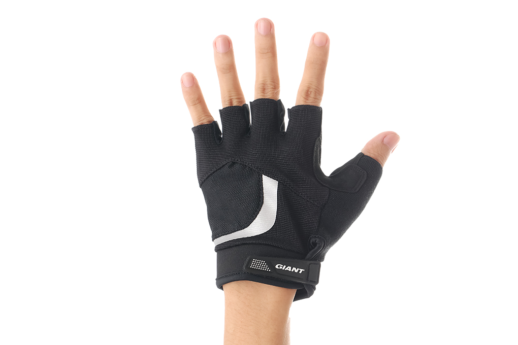 Găng tay thể thao hở ngón Giant Rival Short Finger Gloves size XL Đen