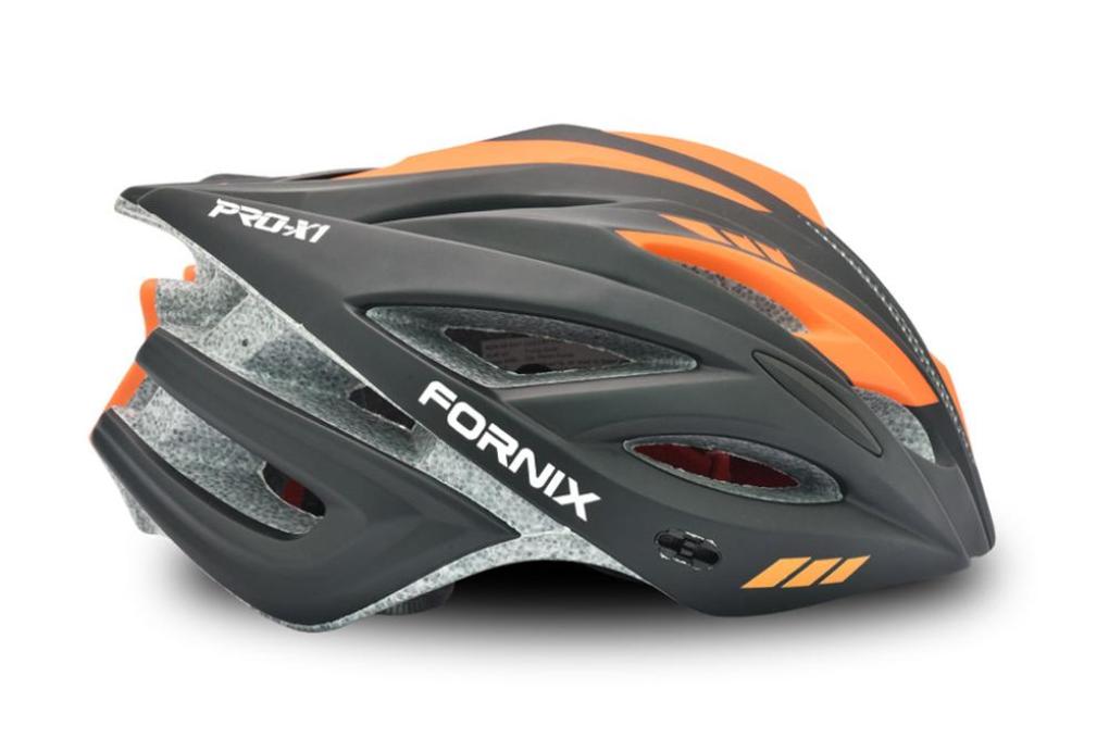 Nón bảo hiểm xe đạp Fornix A02NX1 Size L Đen Cam