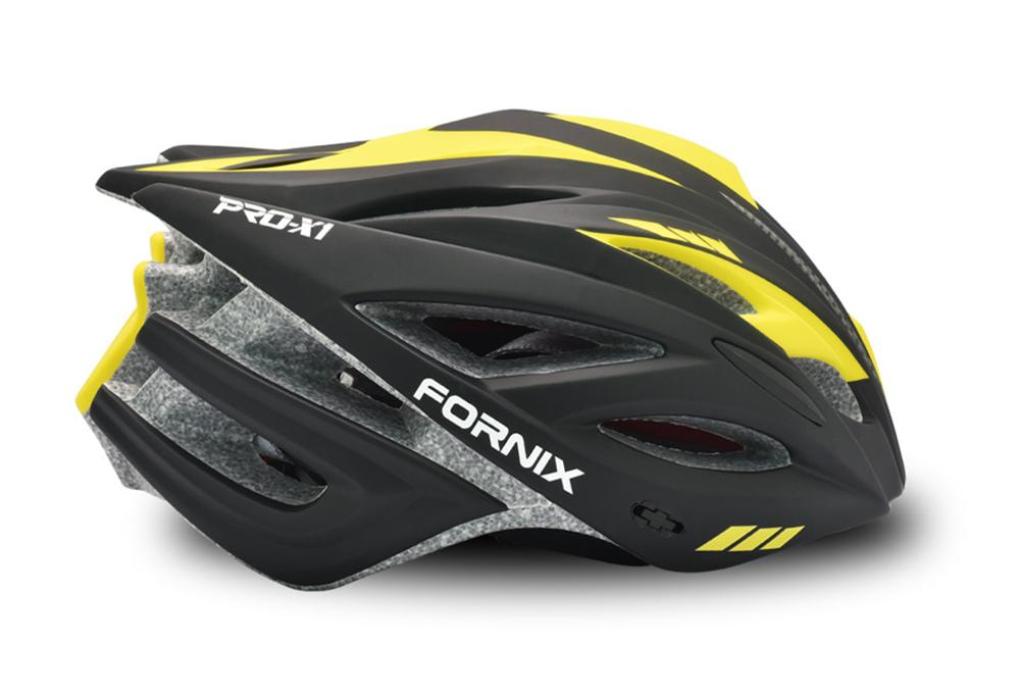 Nón bảo hiểm xe đạp Fornix A02NX1 Size L Đen Vàng