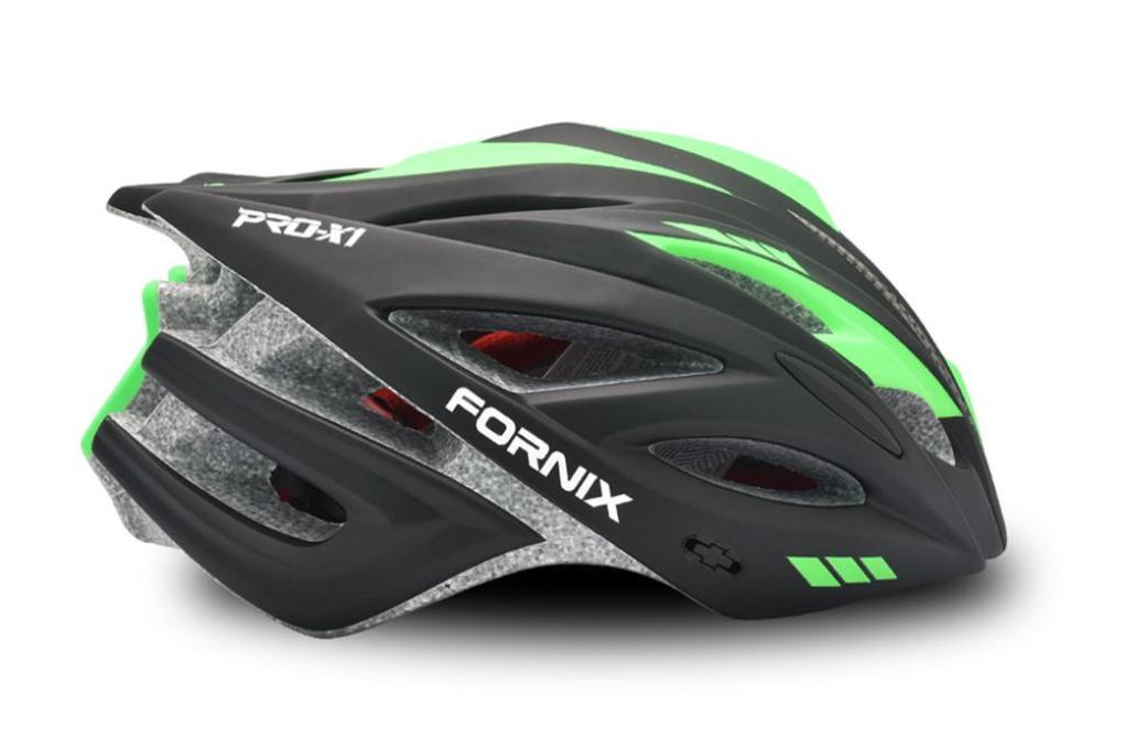 Nón bảo hiểm xe đạp Fornix A02NX1 Size L Đen Xanh Lá